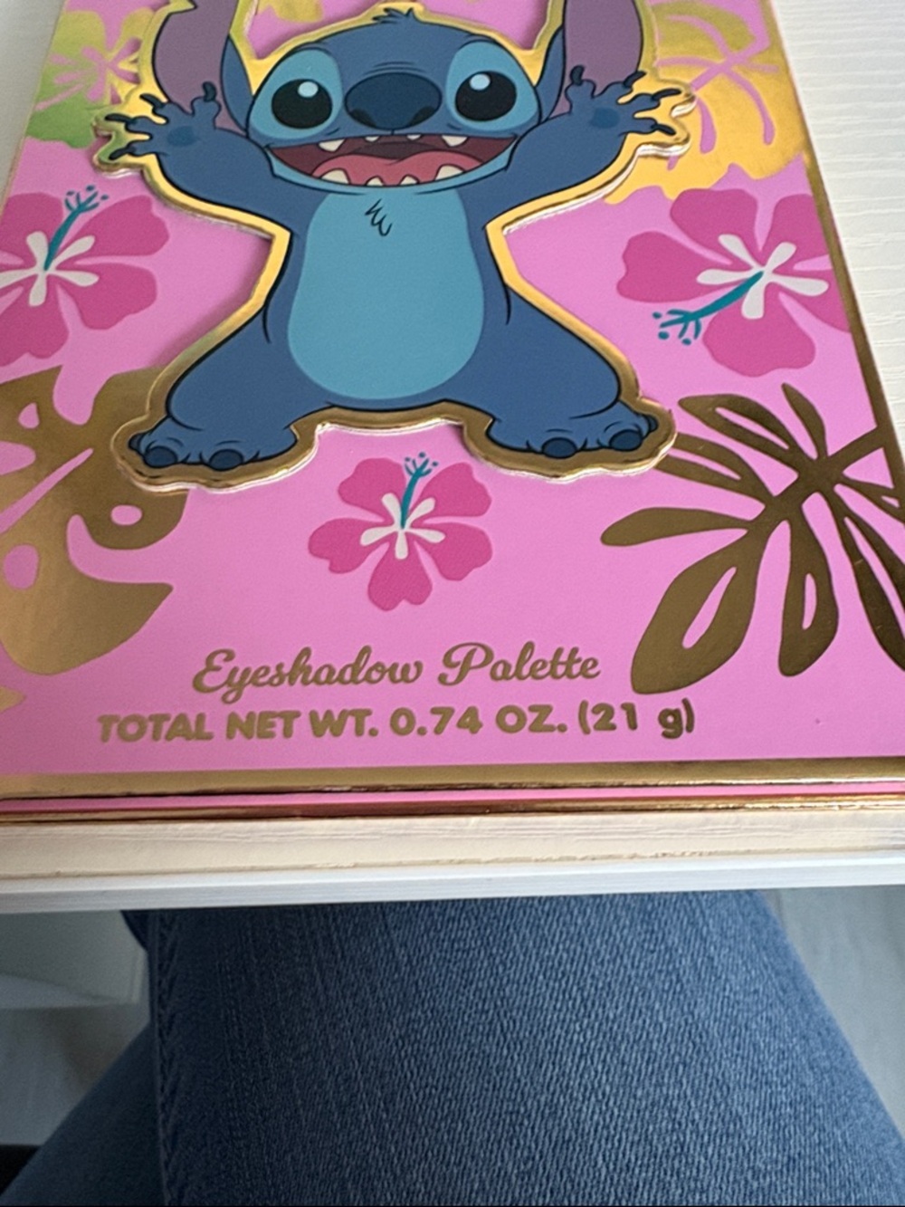 Disney Pink & Blue Stitch Decorative Eyeshadow Palette. New - Picture 3 of 8
